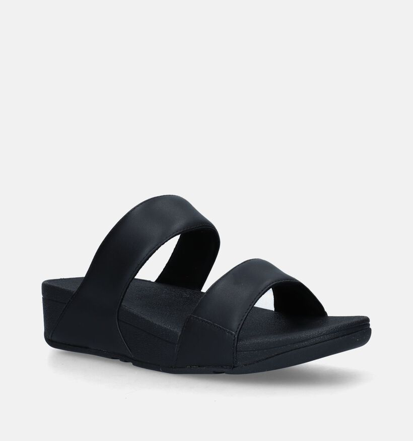 Fitflop Lulu Slide Zwarte Slippers voor dames (302651)