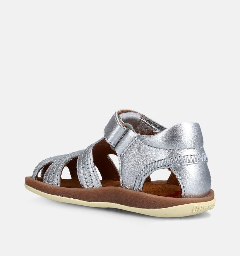 Camper Sandales pour b&eacute;b&eacute; en Argent pour filles (370739)