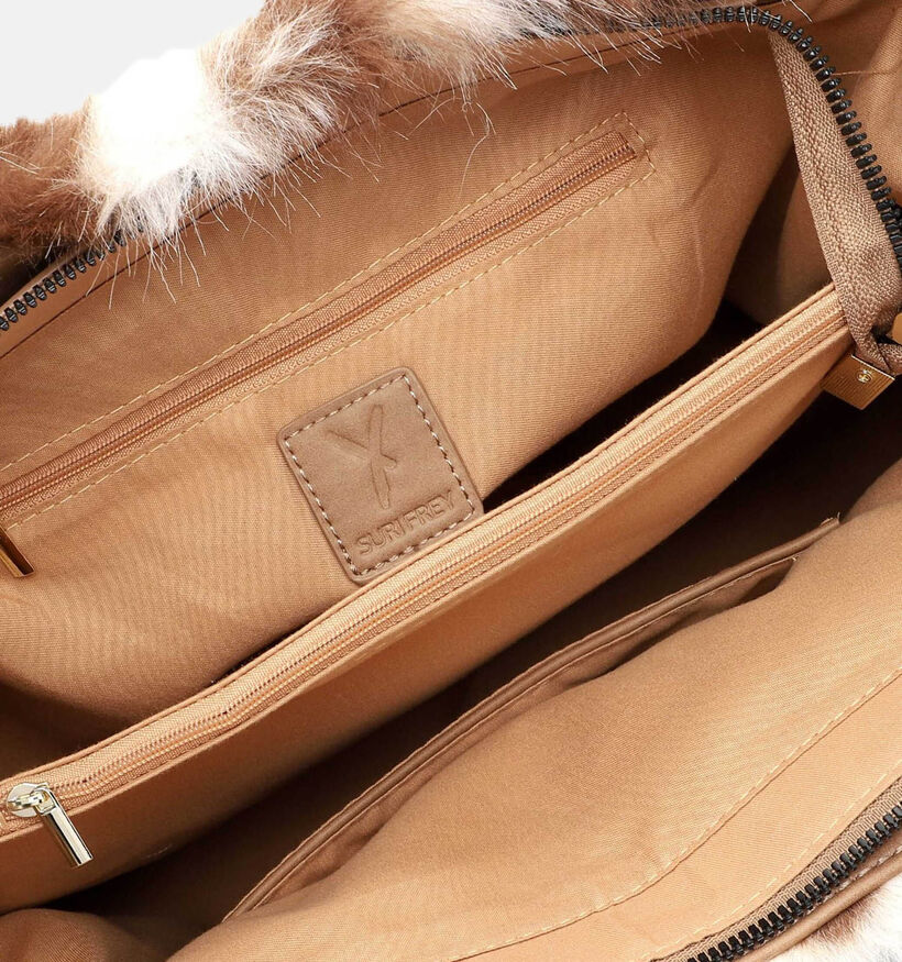 Suri Frey Misty Cow Sac à main en Beige/Marron pour femmes (363389)