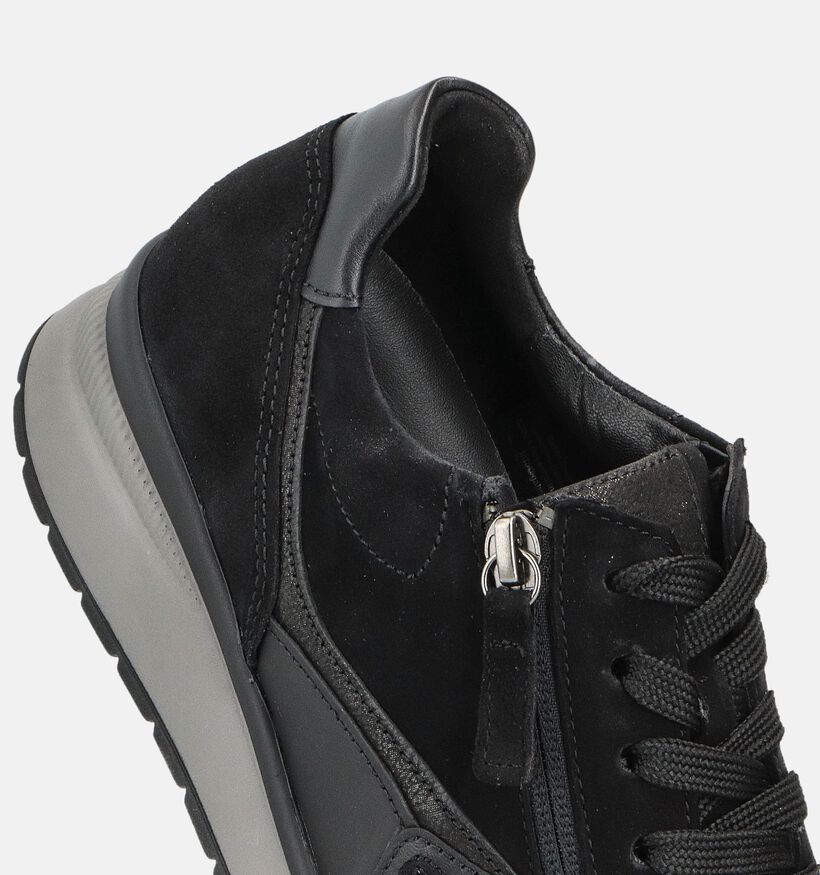Gabor Chaussures à lacets en Noir pour femmes (360294) - pour semelles orthopédiques