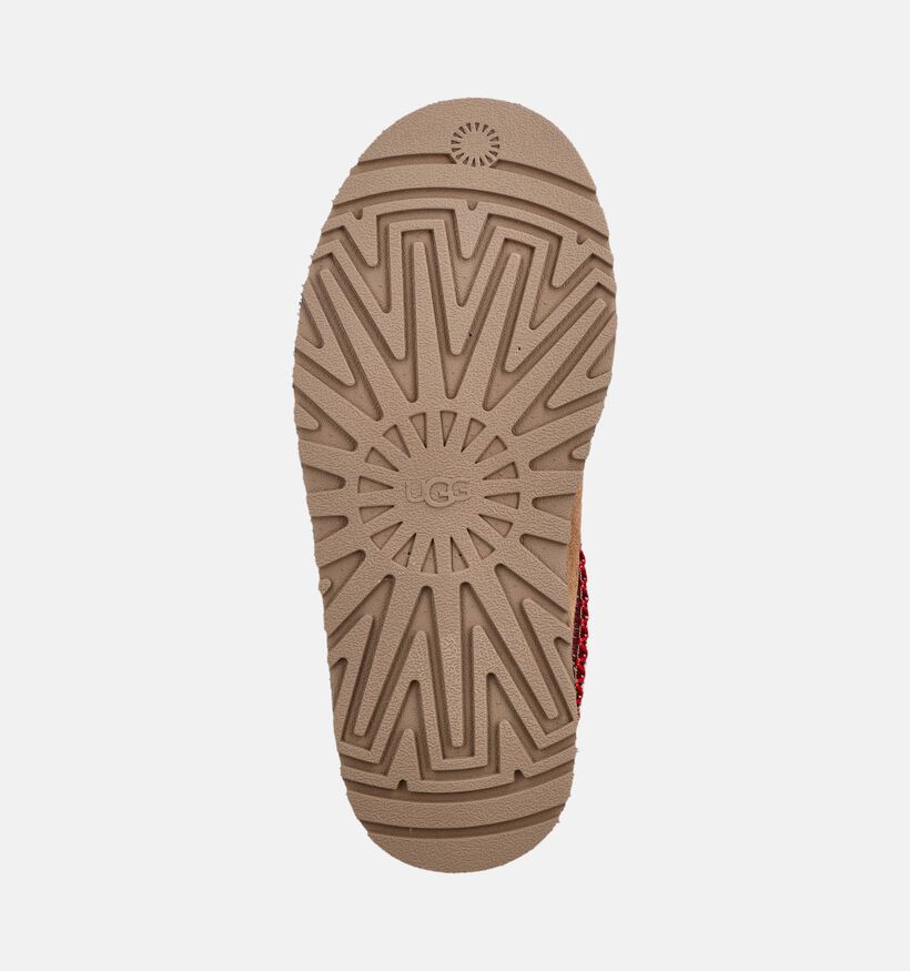 UGG Tazz Pantoufles Ouverts en Cognac pour filles (377989)