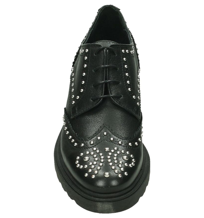 Omnio Chaussures à lacets en Noir en cuir (194136)