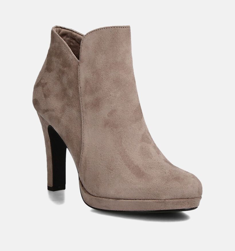 Tamaris Taupe Enkellaarzen voor dames (360658)