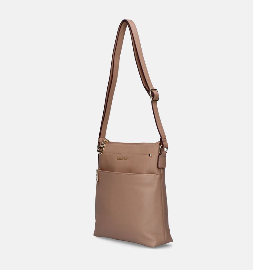 Laurent David Nos 005 Sac porté croisé en Beige pour femmes (337074)