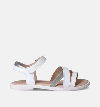 Geox Sandalen Wit/Rose gold/Zilver
