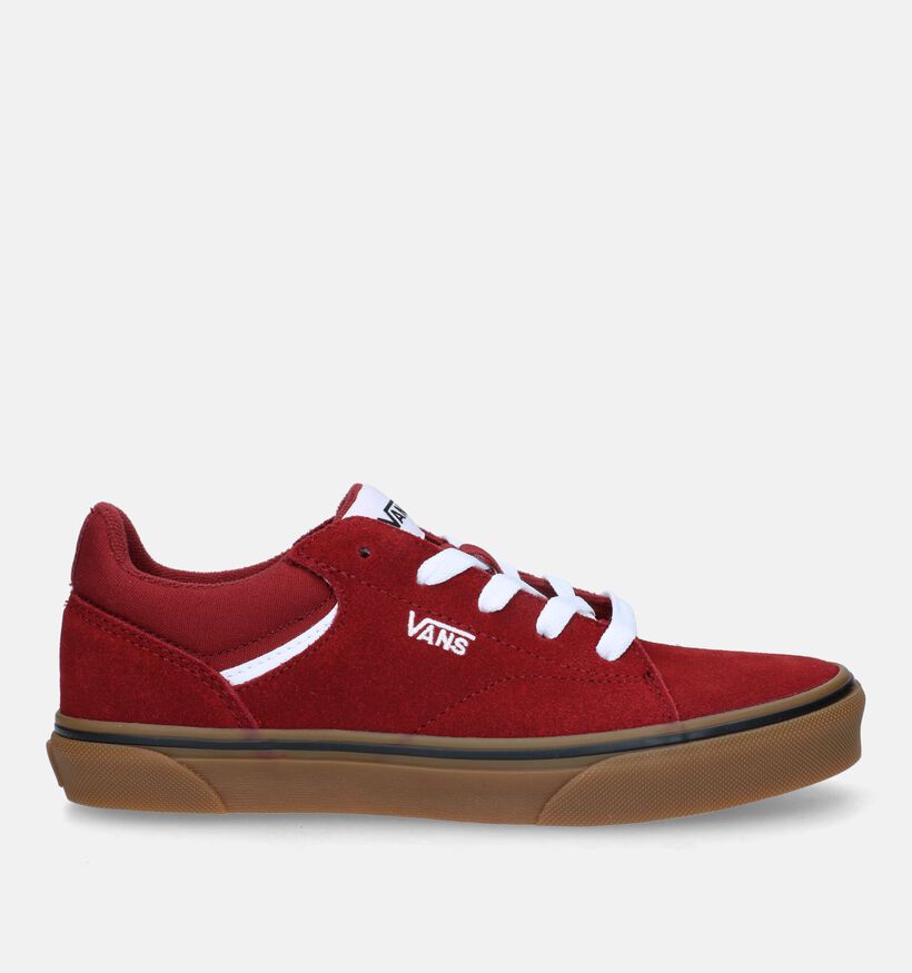 Vans Seldan Baskets de skate en Rouge pour garçons (327932)