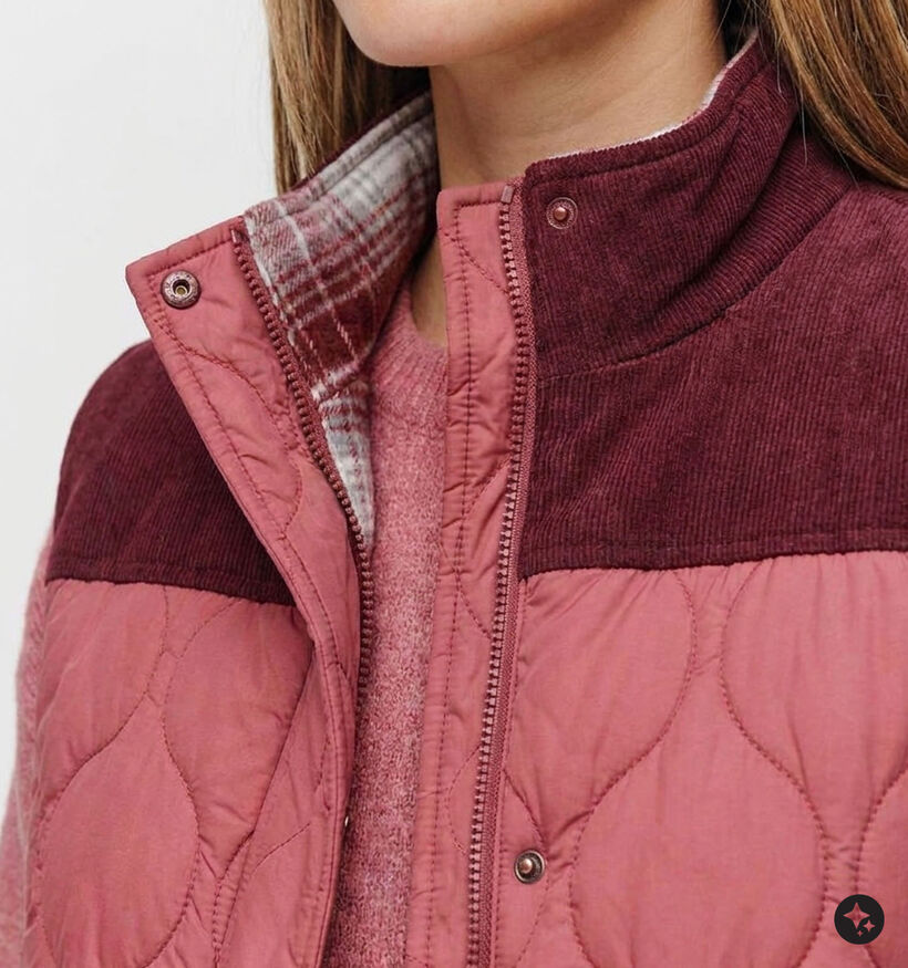 Laurent David Bordeaux Bodywarmers voor dames (382014)