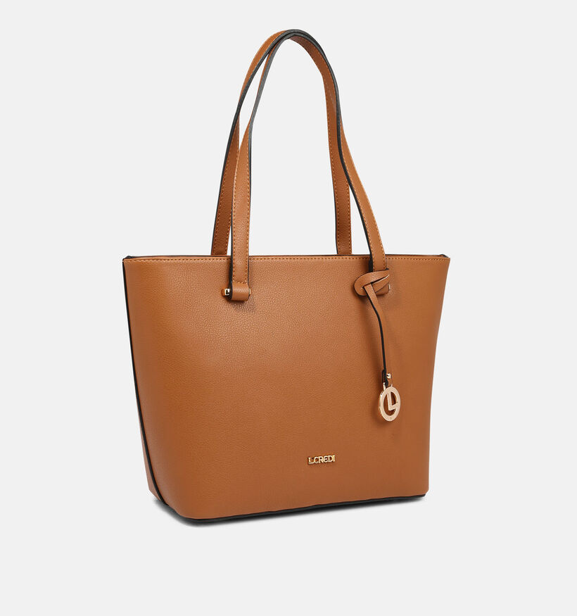 L. Credi Filippa Cabas en Cognac pour femmes (356614)
