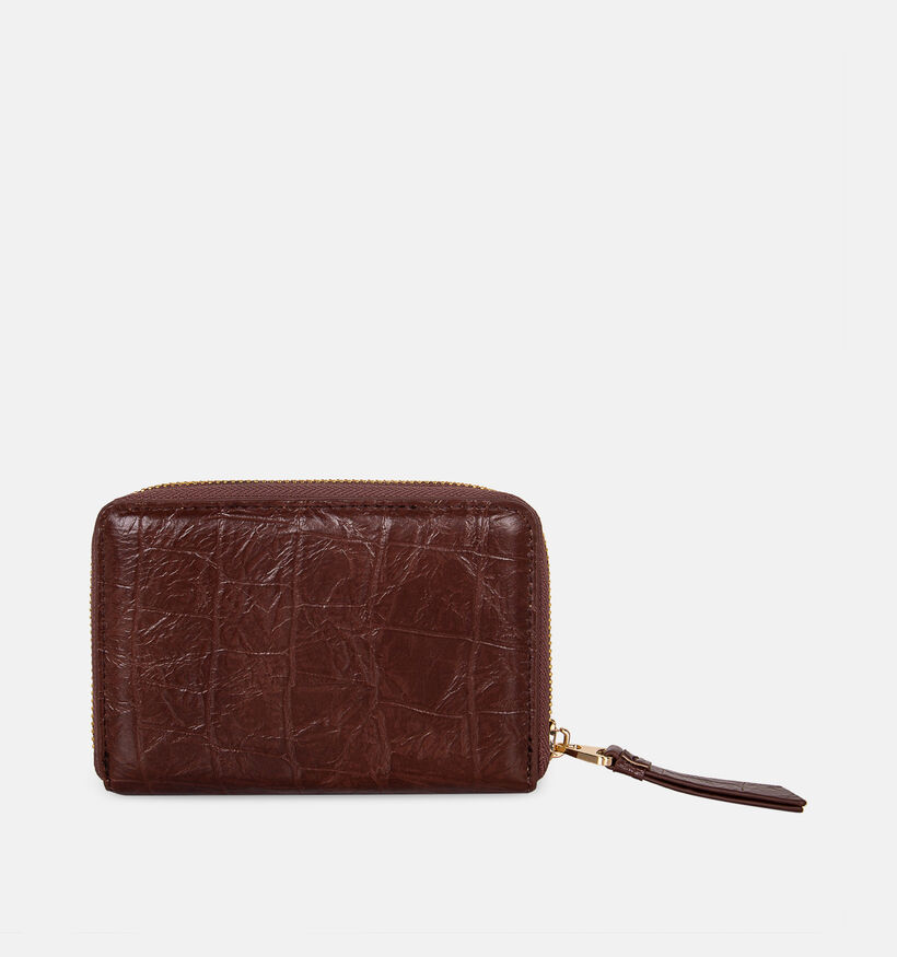Laurent David Cognac Portemonnee met Rits voor dames (381593)