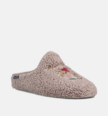 River Woods Pantoffels Taupe