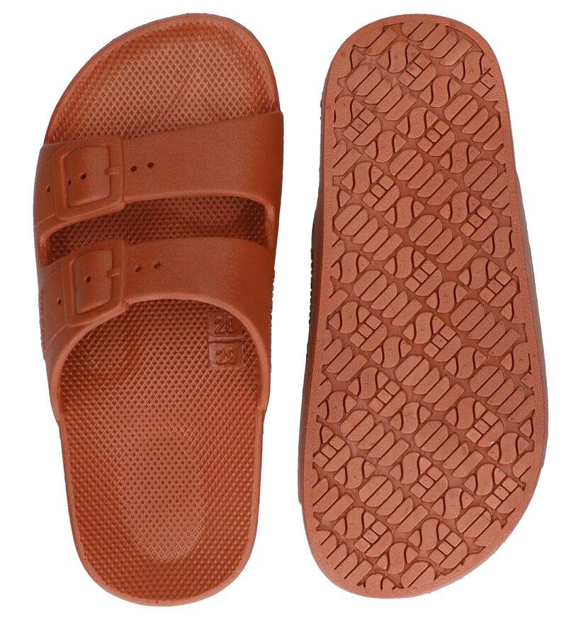 Freedom Moses Toffee Nu-pieds en Orange en synthétique (289631)