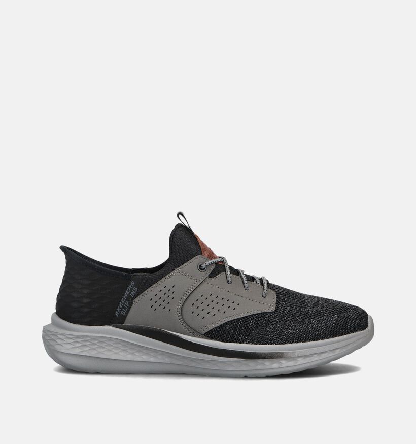 Skechers Slade Caster Grijze Slip-ins Sneakers voor heren (362183) - geschikt voor steunzolen