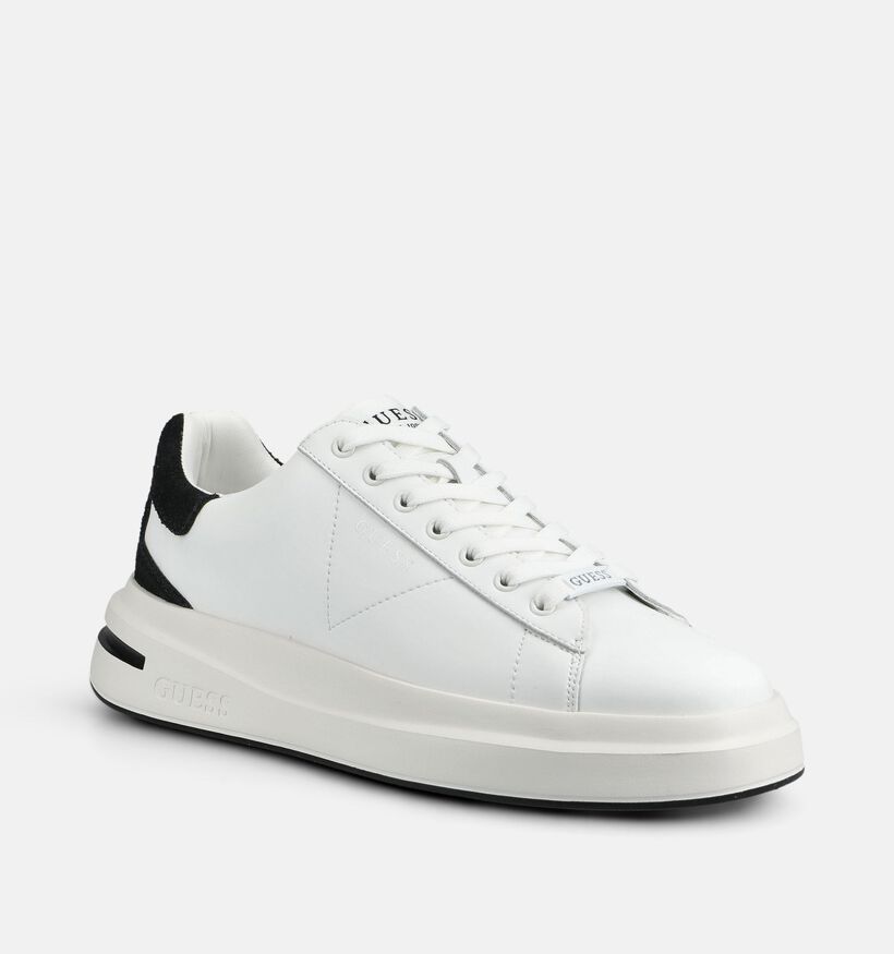 Guess Elba Chaussures plates en Blanc pour hommes (375730) - pour semelles orthop&eacute;diques