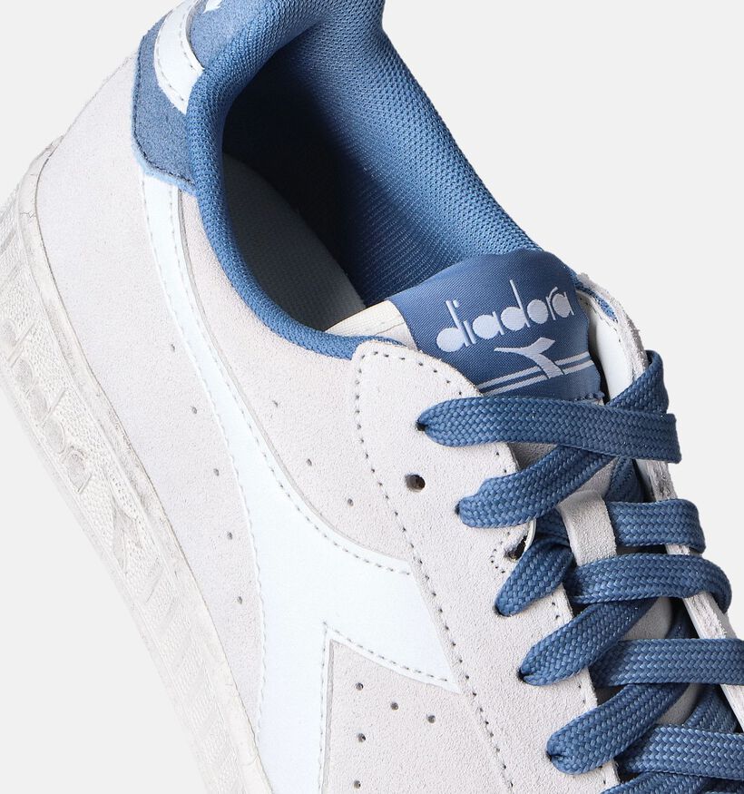 Diadora Game Low Suede Waxed Witte Sneakers voor heren (350803)