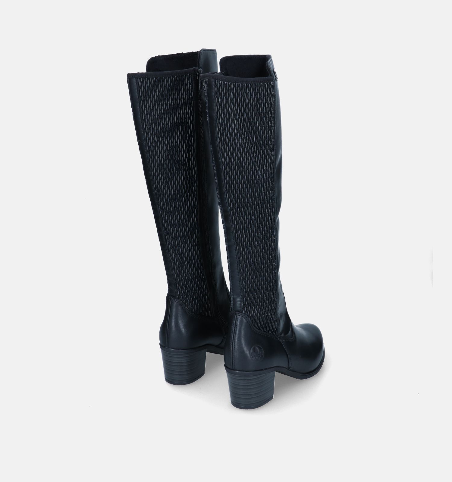 Rieker dames laarzen zwart top