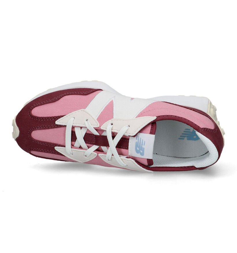 New Balance 327 Baskets en Rose pour filles (319336) - pour semelles orthopédiques