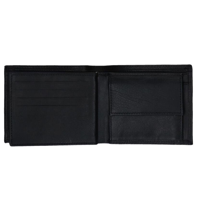 Zwarte Portefeuille Euro-Leather, Zwart, pdp
