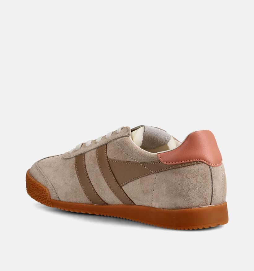 Gola Elan Beige Casual Sneakers voor dames (368314) - geschikt voor steunzolen