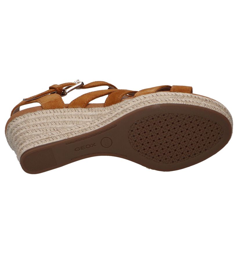 Cognac Sandalen Geox in daim (241675)