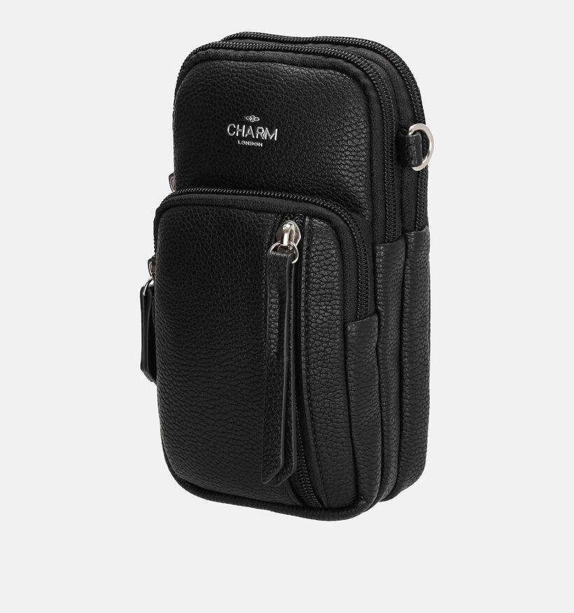 Charm London Zwart Telefoontasje voor dames (343411)