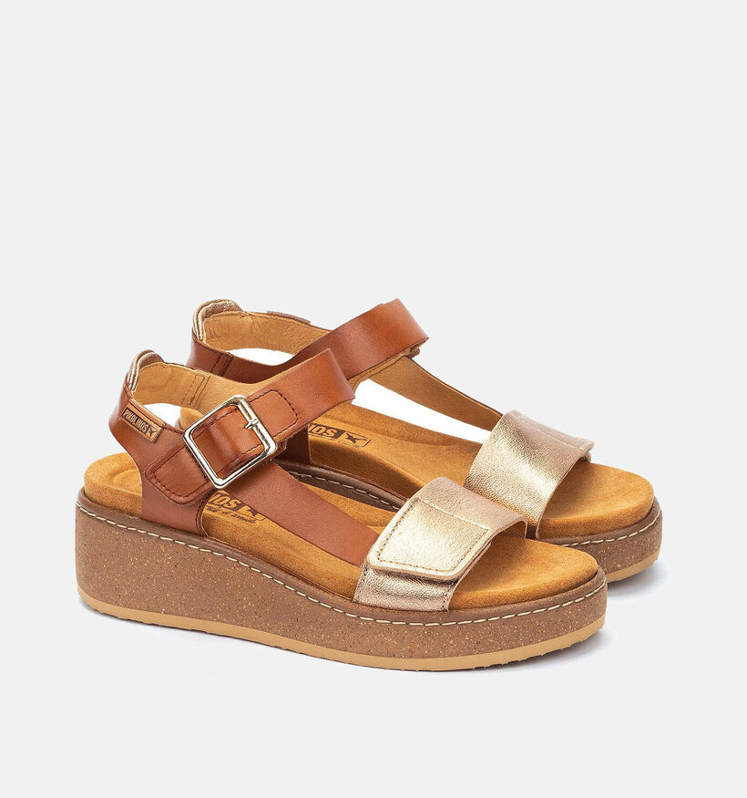 Pikolinos Alzira Cognac Sandalen voor steunzolen voor dames (354663) - geschikt voor steunzolen
