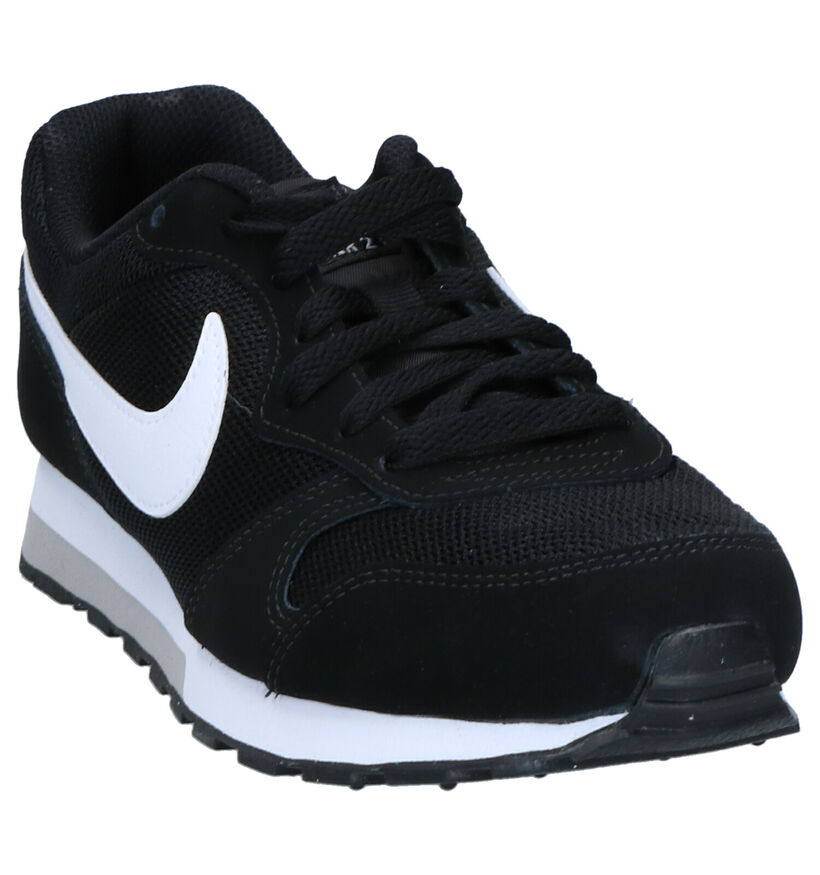 Nike MD Runner 2 Zwarte Sneakers in stof (261640)