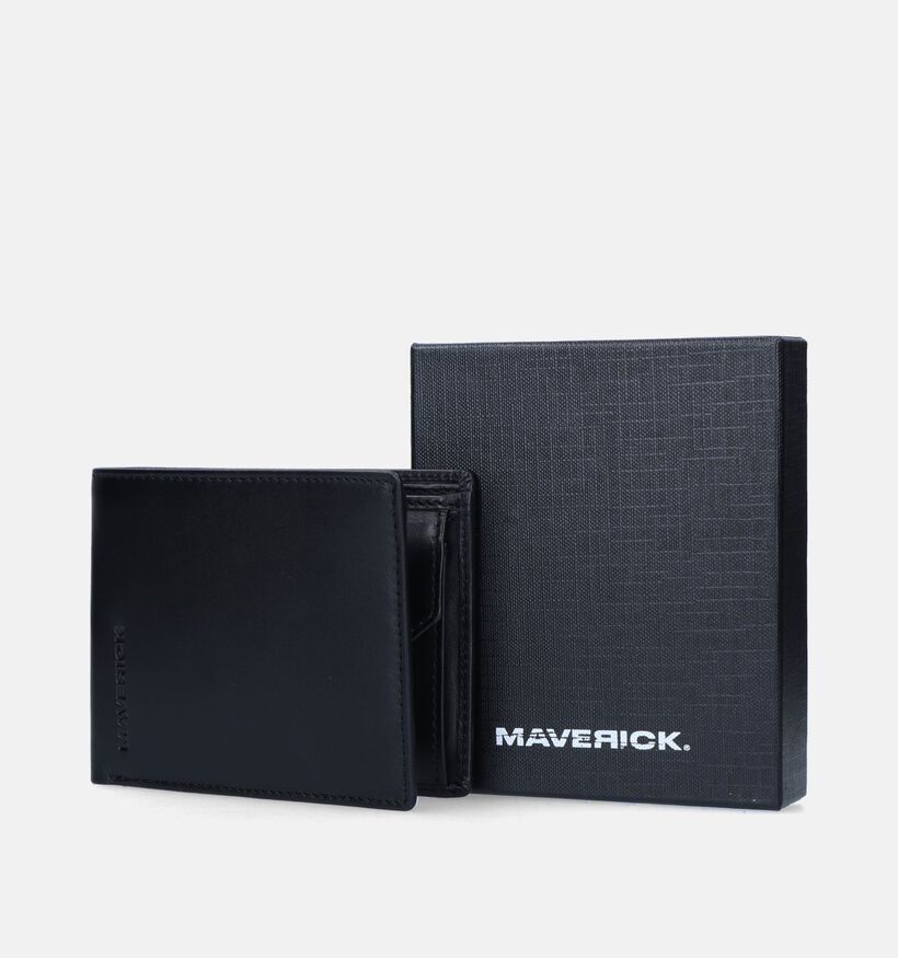 Maverick Portefeuille en Noir pour hommes (341265)