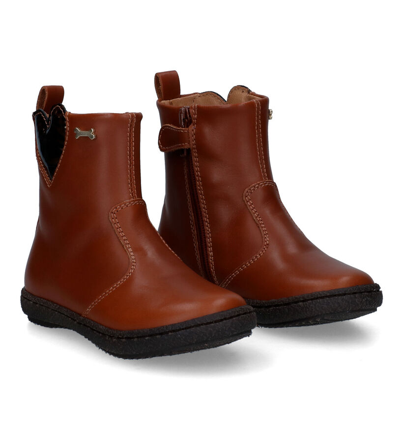 STONES and BONES Malp Bottes en Cognac pour filles (313896)