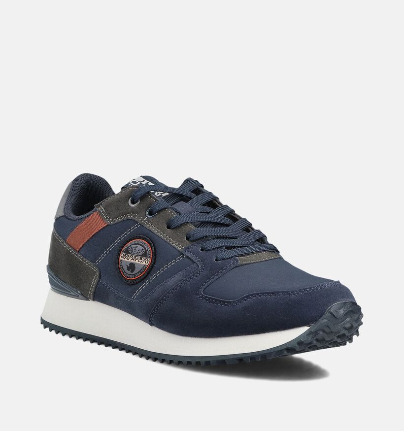 Napapijri Cosmos Chaussures plates en Marron Napapijri Chaussures plates en Bleu pour hommes (362610) - pour semelles orthopédiques