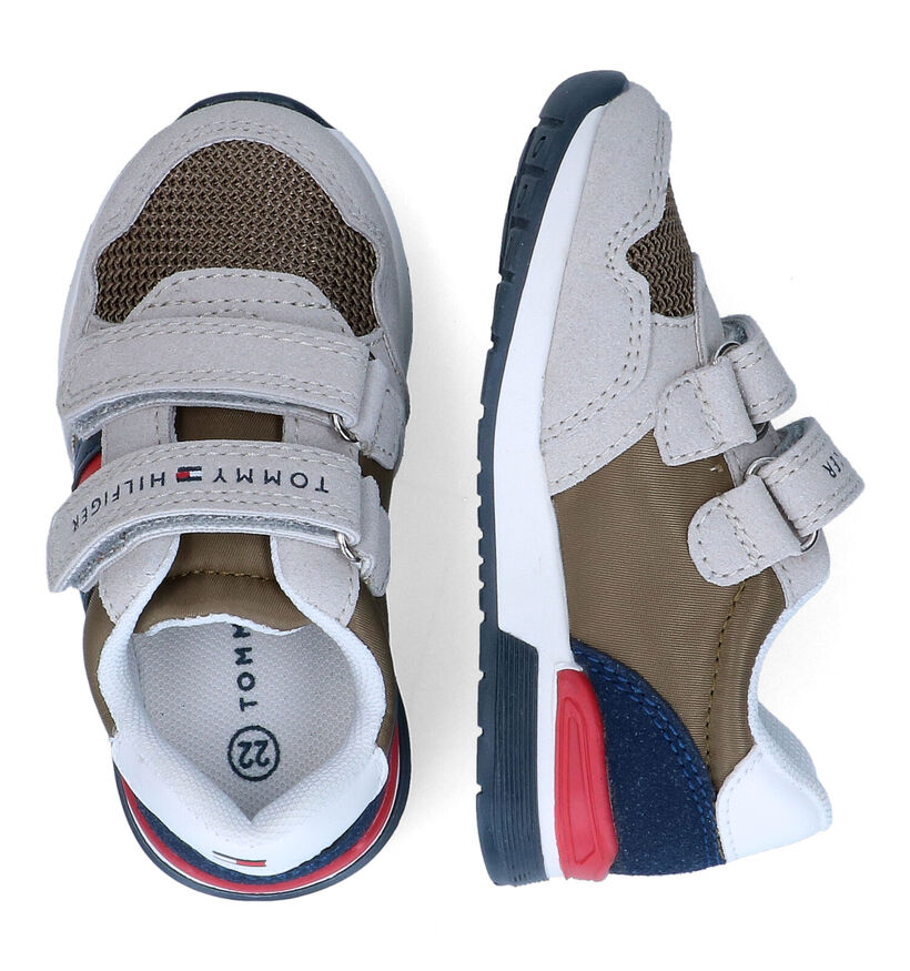 Tommy Hilfiger Kaki Sneakers in kunstleer (303931)