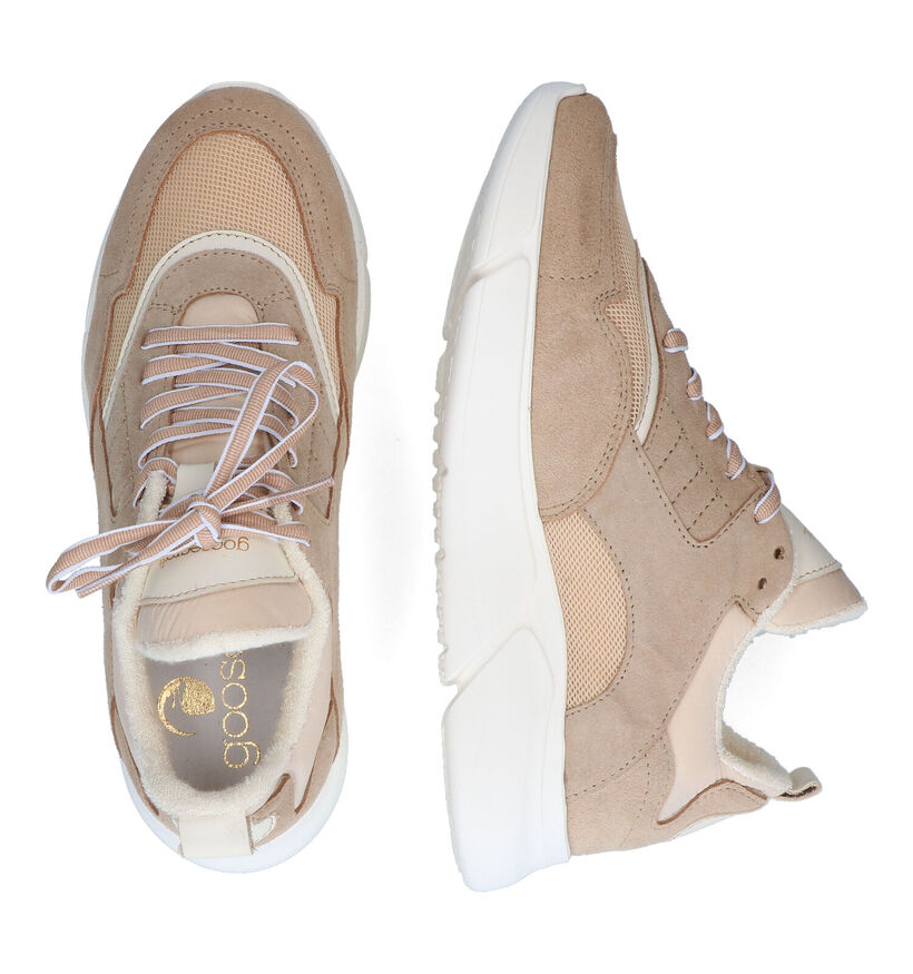 Goosecraft Alexis Beige Sneakers voor dames (310104) - geschikt voor steunzolen