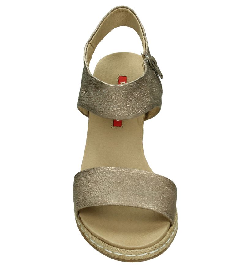 Sandalen met Sleehak Brons Weekend, , pdp