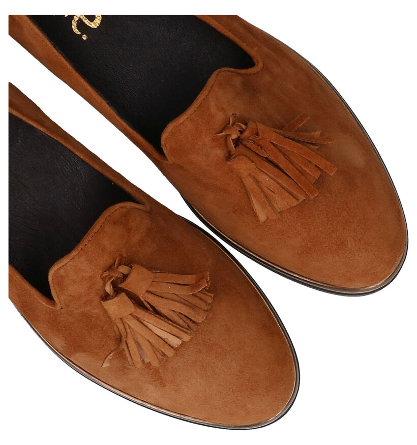 Via Limone Chaussures à enfiler en Cognac pour femmes (280006) - pour semelles orthopédiques