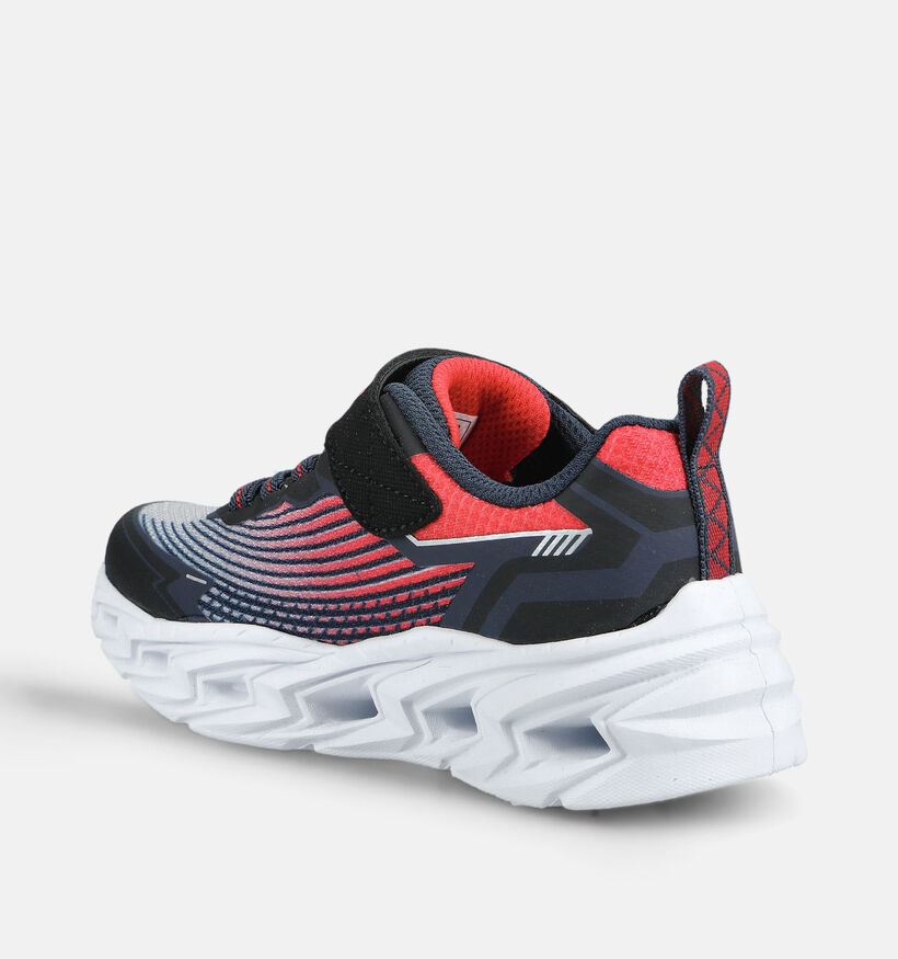Skechers Vortex Zwarte/Rode Sneakers voor jongens, meisjes (375728) - geschikt voor steunzolen