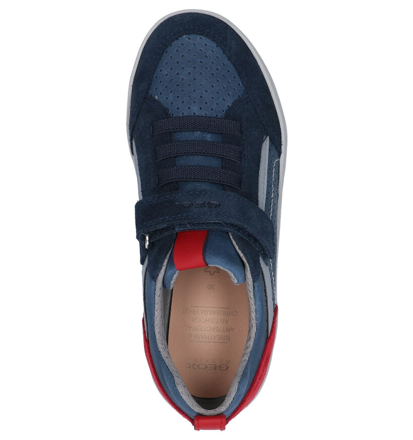 Geox Chaussures basses en Bleu foncé en cuir (265797)