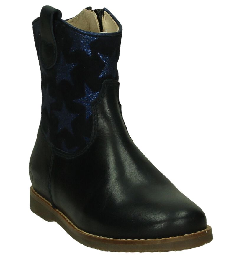 Beberlis Bottes basses en Bleu foncé en cuir (203447)