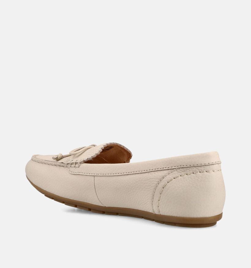 Clarks Elliotte Sail Mocassins en &Eacute;cru pour femmes (370564) - pour semelles orthop&eacute;diques