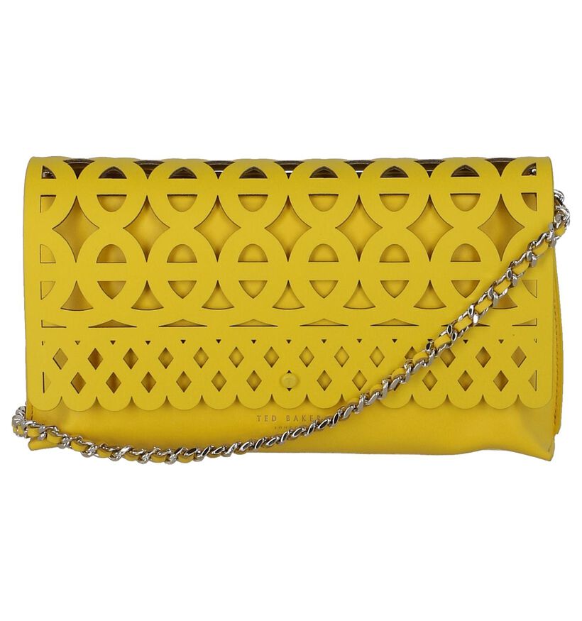 Ted Baker Sac de soirée en Jaune en simili cuir (242387)