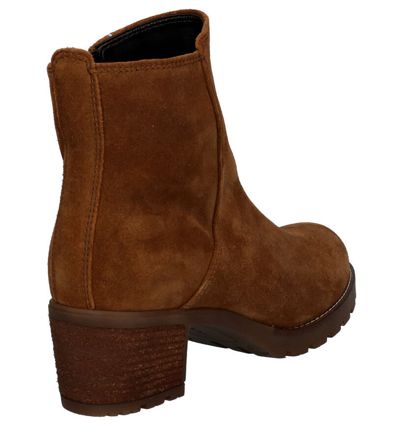 Comfort Bottines à talons en Cognac en daim (297247)