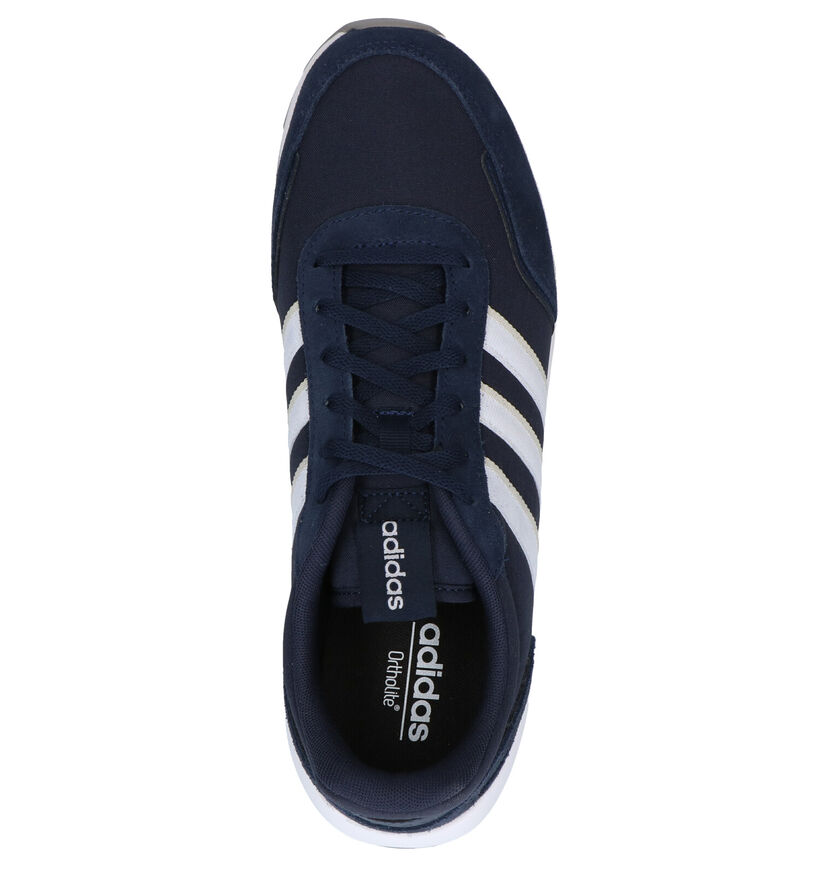 adidas Retrorunner Baskets en Bleu en textile (276429)