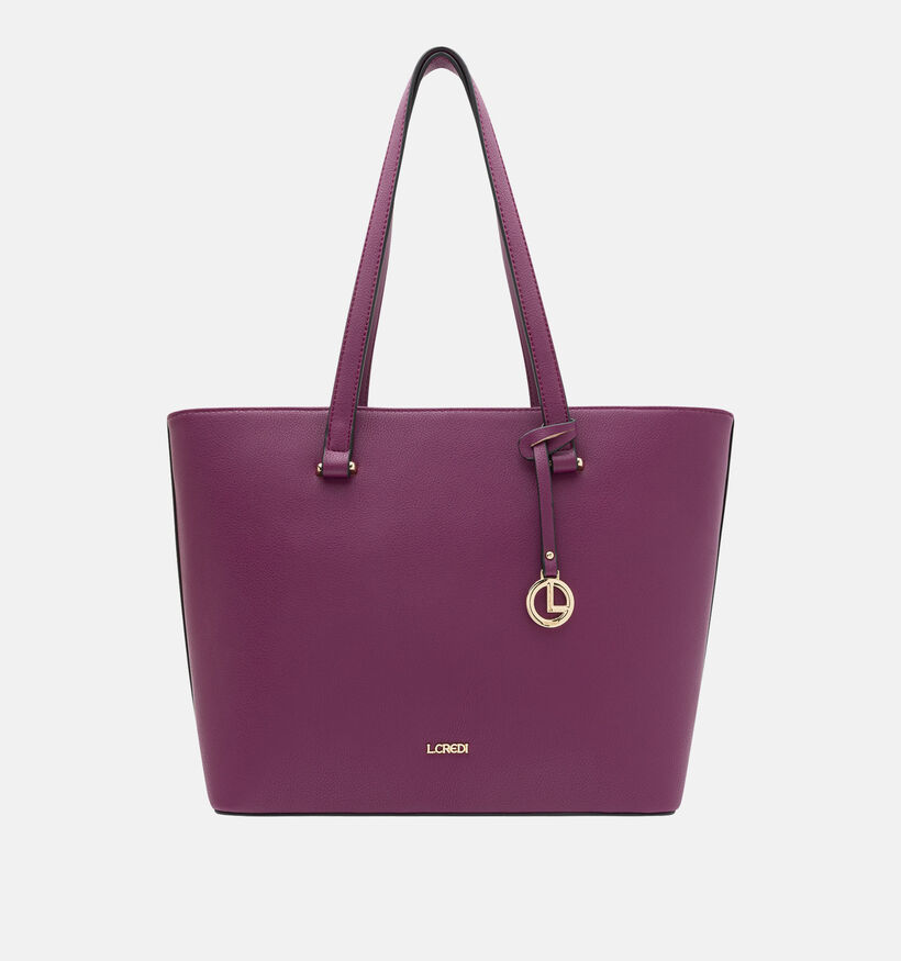 L.Credi Filippa Cabas zippé en Mauve pour femmes (347530)