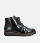 Rieker Boots à lacets en Noir pour femmes (363528) - pour semelles orthopédiques