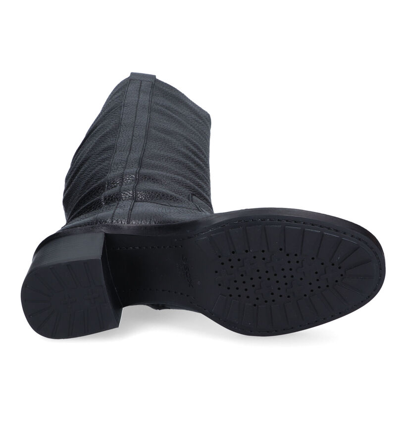 Geox Giulila Bottes en Noir en cuir (316153)