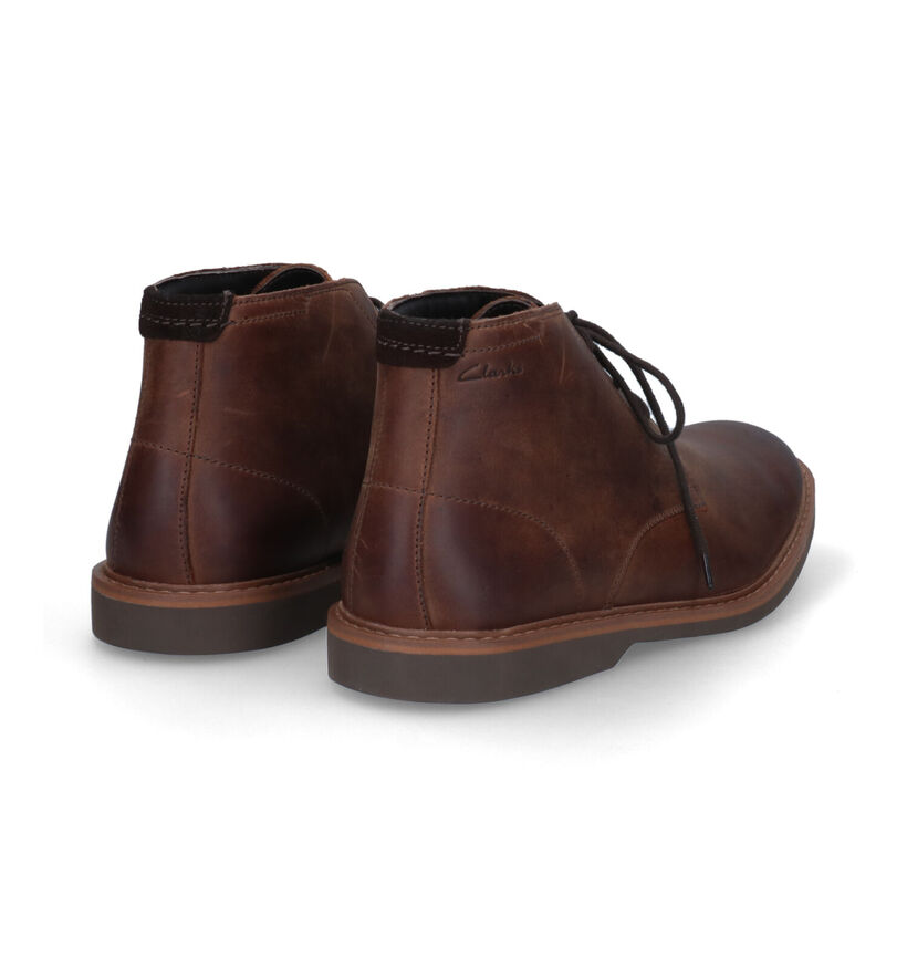 Clarks Atticus LT Cognac Hoge Schoenen in nubuck (313691)