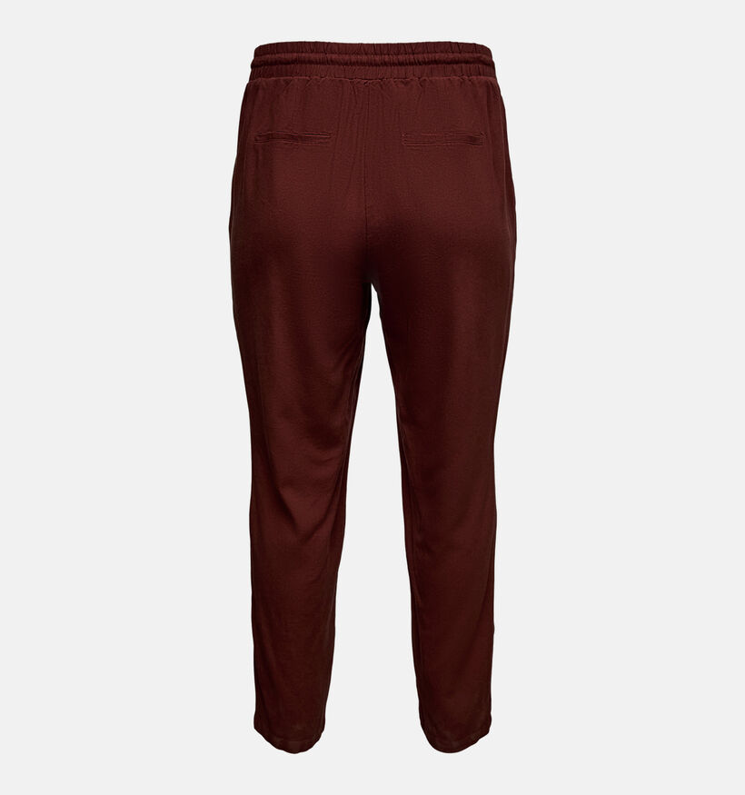 Vero Moda Curve Jesmilo Ankle Pantalon en Bordeaux pour femmes (367801)