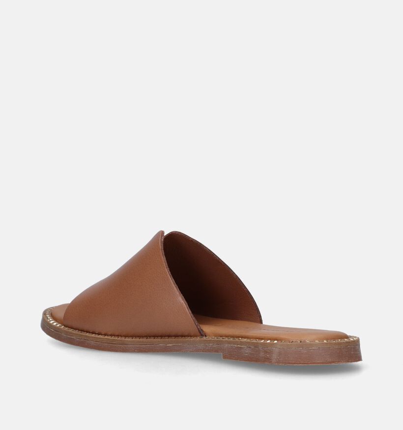 Tamaris Nu-pieds plates en Cognac pour femmes (338215)