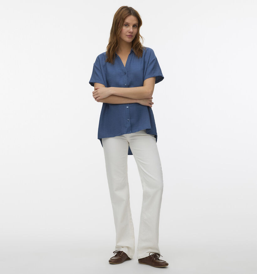 Vero Moda Melaney Queeny Blauwe Blouse voor dames (369421)
