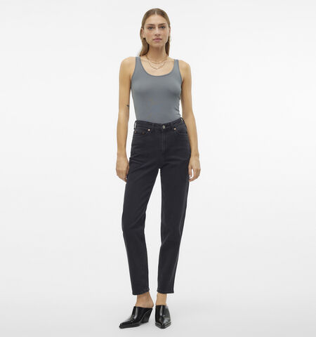 Mom jeans noir L32