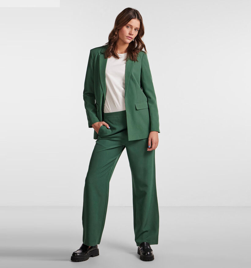 Pieces Bossy Groene Blazer Pieces Bossy Groene Blazer voor dames (338452)