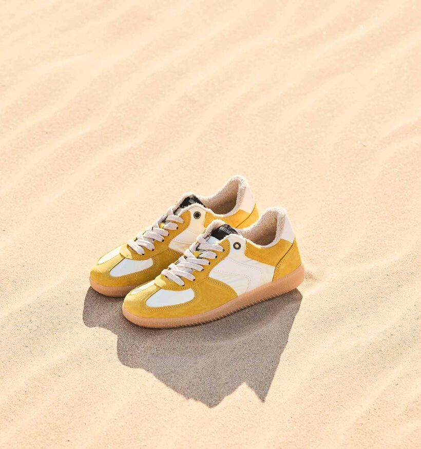 Verbenas Sora Nylon Gele Sneakers voor dames (362328) - geschikt voor steunzolen